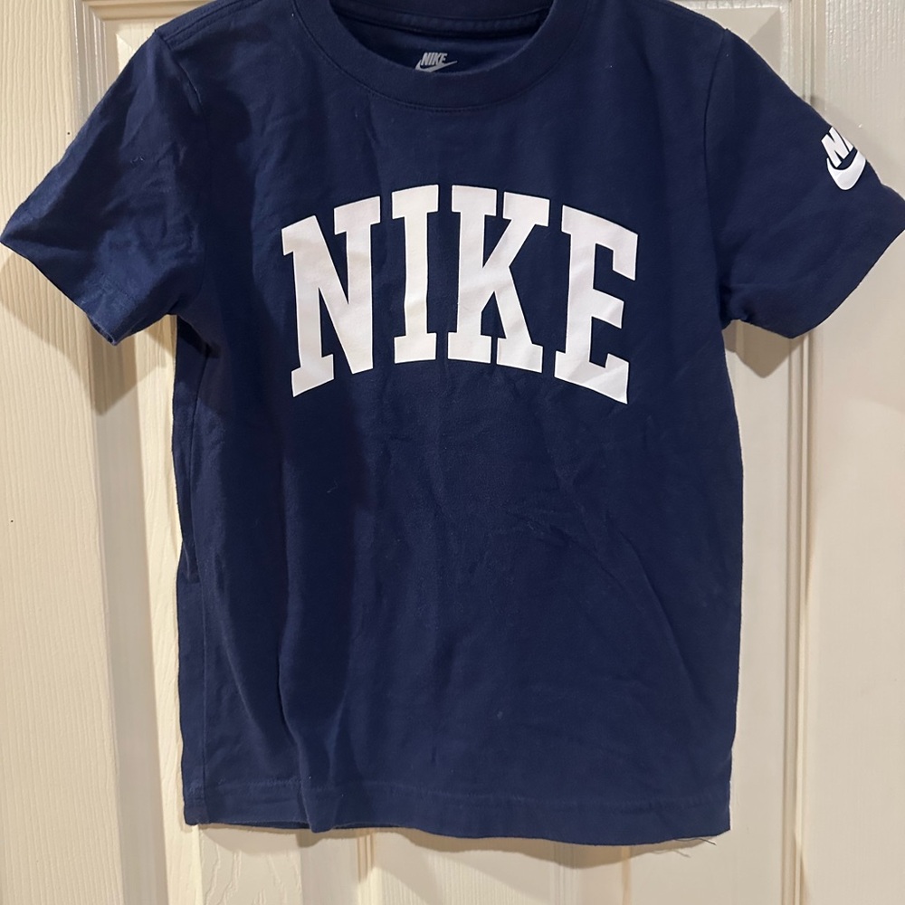 Nike Kids Dark Blue Short Sleeve Tee